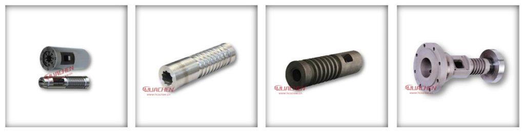 grooved feed barrel sleeve Linear groove sleeve vs spiral groove sleeve pictures