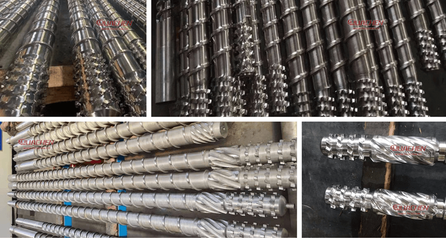 meltblow nonwoven fabric extruder screw barrel produced by huachen screw