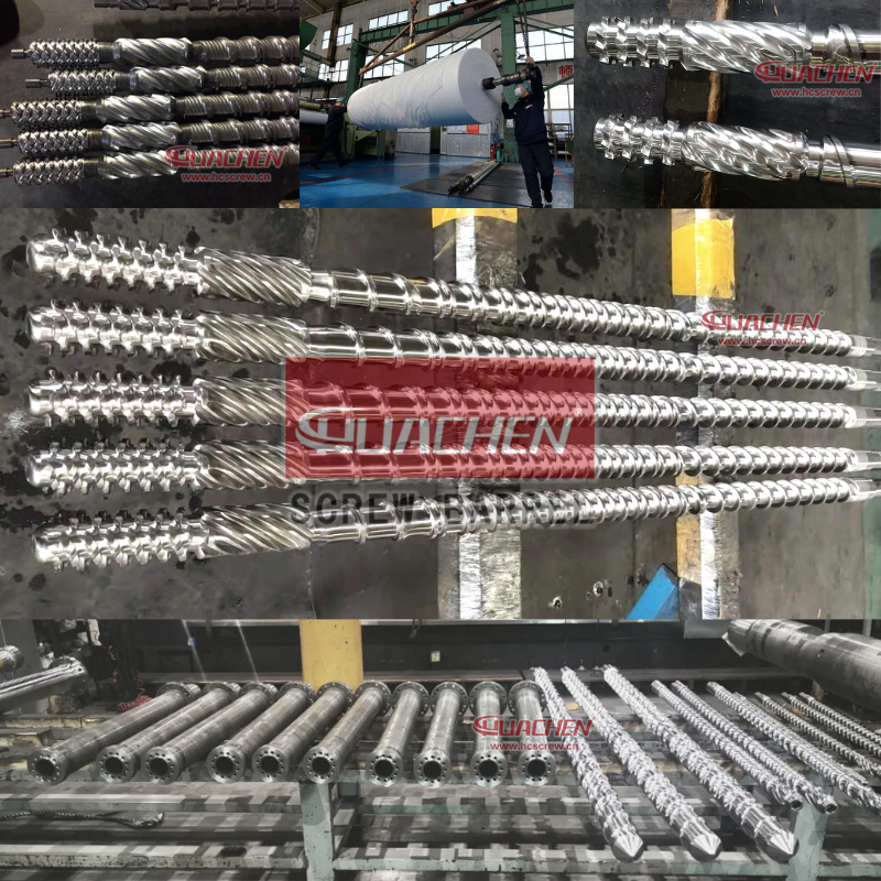 pp meltblow nonwoven fabric extruder screw barrel