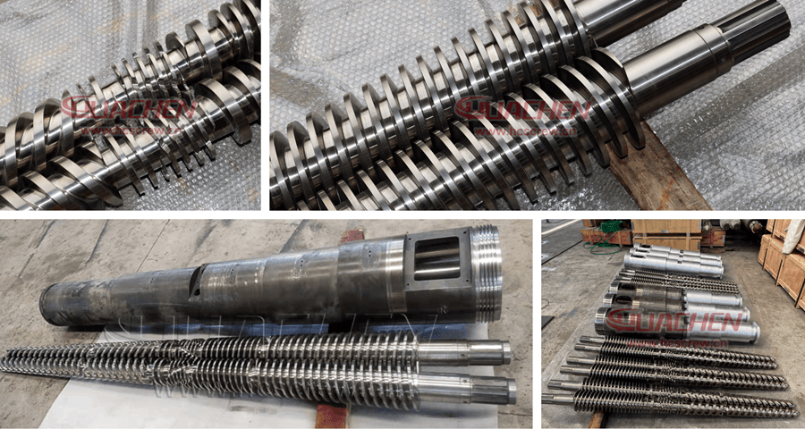PVC compound pelletizing machine conical twin screw barrel manufacturer supplier in china 480X900